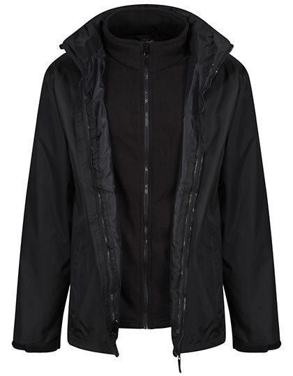 Classic 3-in-1 Jacket in Black, Größe XS