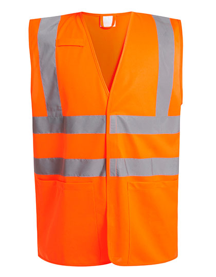Pro Hi-Vis Supervisor Vest in Orange, Größe 3XL