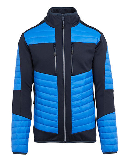 E-volve Unisex Thermal Hybrid Jacket in Strong Blue, Größe 3XL