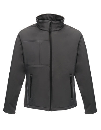 Men´s Softshell Jacket - Octagon II in Seal Grey (Solid), Größe 4XL