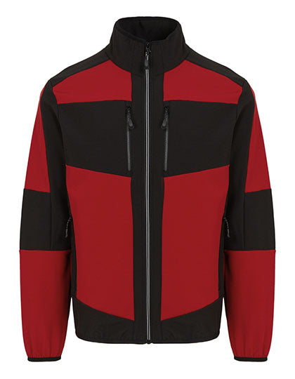 E-volve Unisex 2-Layer Softshell Jacket in Classic Red, Größe 3XL