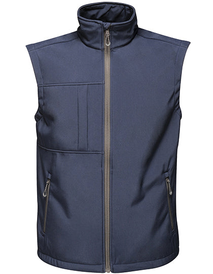 Men´s Octagon II Printable Softshell Bodywarmer in Navy, Größe 5XL