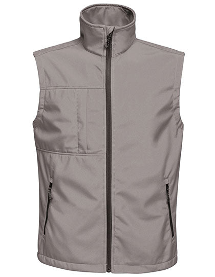 Men´s Octagon II Printable Softshell Bodywarmer in Seal Grey (Solid), Größe 4XL