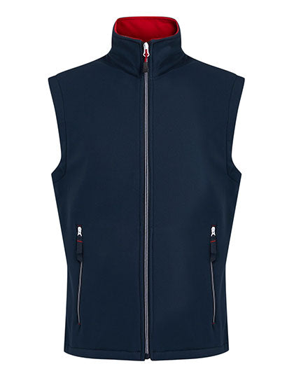 Ascender 2-Layer Softshell Bodywarmer in Navy, Größe 3XL