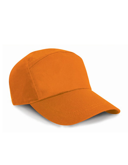7-Panel Advertising Cap in Orange, Größe One Size