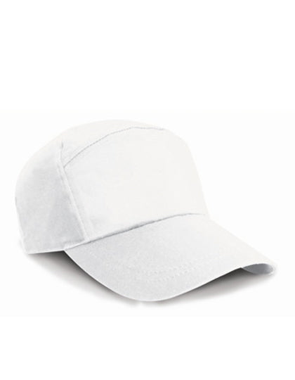 7-Panel Advertising Cap in White, Größe One Size