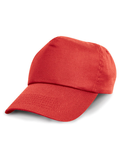 Junior Cotton Cap in Red, Größe One Size