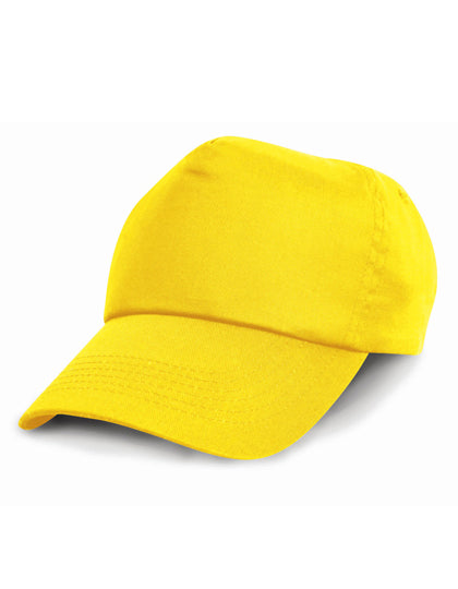 Junior Cotton Cap in Yellow, Größe One Size