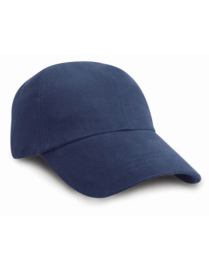 Junior Heavy Brushed Cotton Cap in Navy, Größe One Size