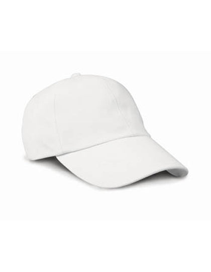Low Profile Heavy Brushed Cotton Cap in White, Größe One Size