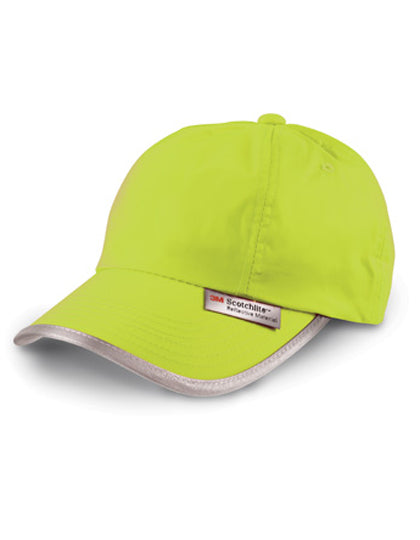 High Vis Cap in Fluorescent Yellow, Größe One Size