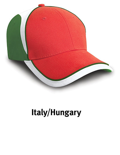 National Cap in Italy Red, Größe One Size