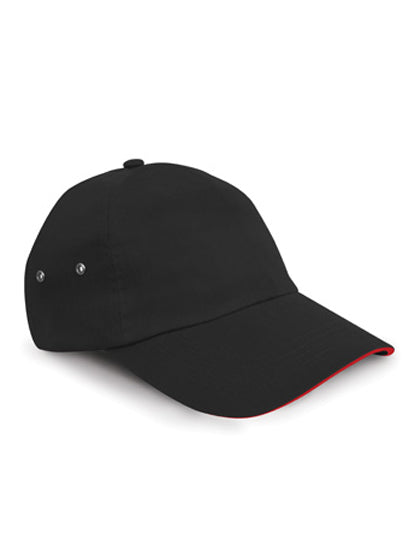 Printers Plush Cotton 5 Panel Cap in Black, Größe One Size