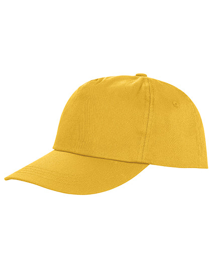 Houston 5-Panel Cap in Yellow, Größe One Size