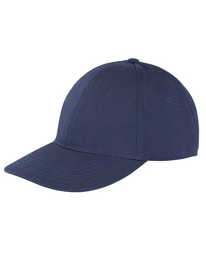 Memphis Brushed Cotton Low Profile Cap in Navy, Größe One Size