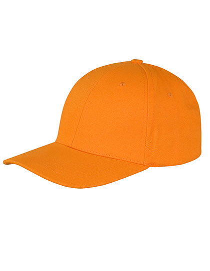 Memphis Brushed Cotton Low Profile Cap in Orange, Größe One Size