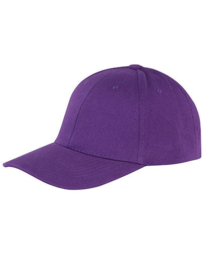 Memphis Brushed Cotton Low Profile Cap in Purple, Größe One Size
