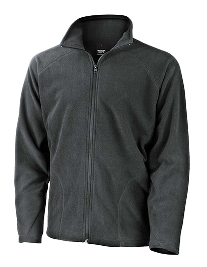 Micro Fleece Jacket in Charcoal, Größe 3XL