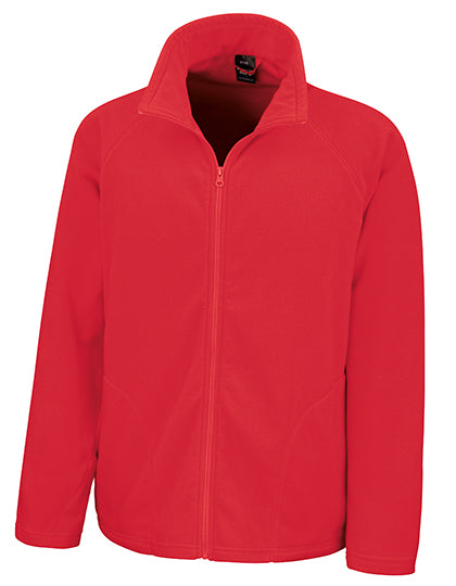Micro Fleece Jacket in Red, Größe 3XL