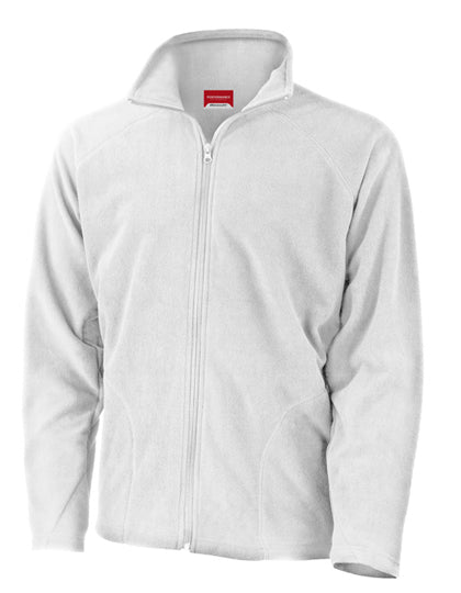 Micro Fleece Jacket in White, Größe 3XL