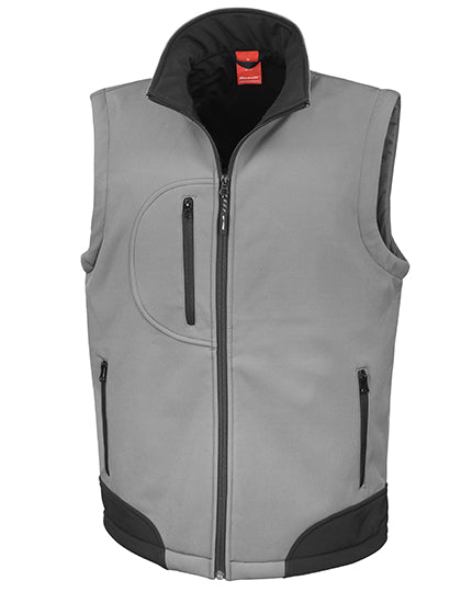 Soft Shell Bodywarmer in Workguard Grey, Größe XXL