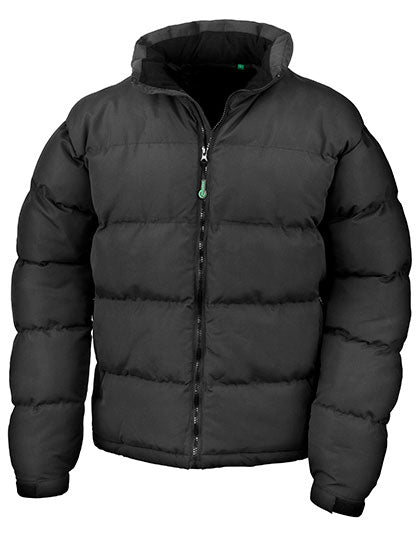 Men's Recycled Holkham Down Feel Jacket in Black, Größe 3XL