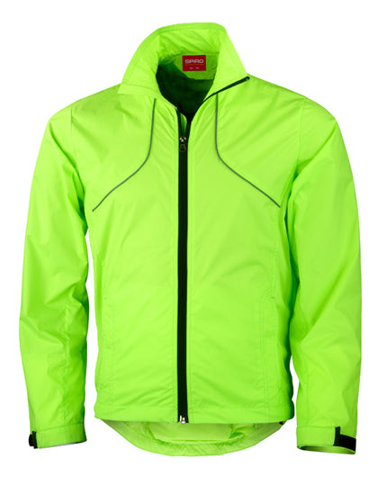 Crosslite Trail & Track Jacket in Neon Lime, Größe XXL