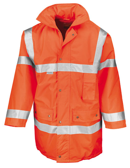 Safety Jacket in Fluorescent Orange, Größe 3XL