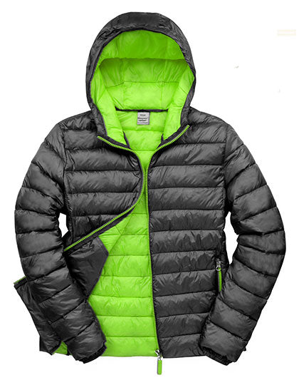Men´s Snow Bird Hooded Jacket in Black, Größe 3XL