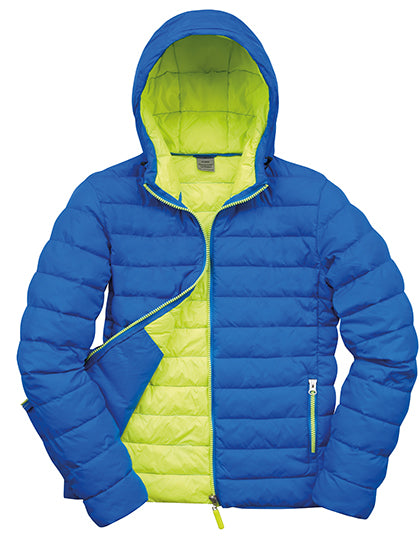 Men´s Snow Bird Hooded Jacket in Ocean Blue, Größe 3XL