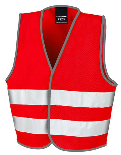 Junior Safety Vest in Red, Größe L (10-12)