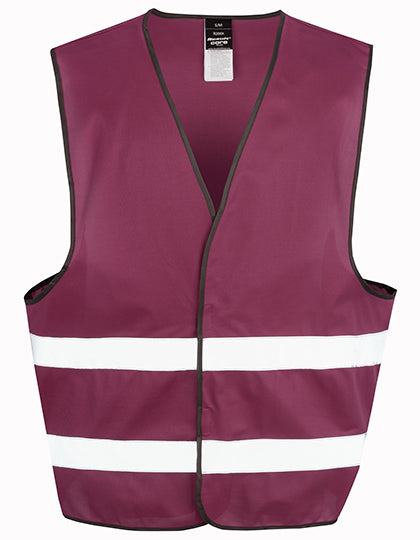 Enhanced Visibility Vest in Burgundy, Größe XXL/3XL
