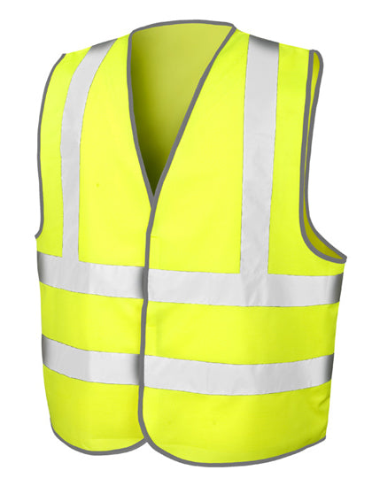 High Vis Motorway Vest in Fluorescent Yellow, Größe XXL/3XL