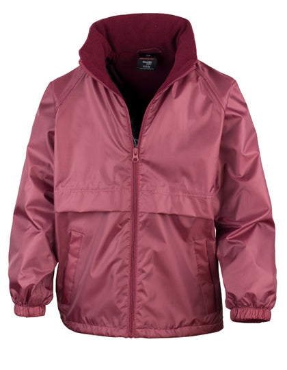 Microfleece Lined Jacket in Burgundy, Größe 3XL