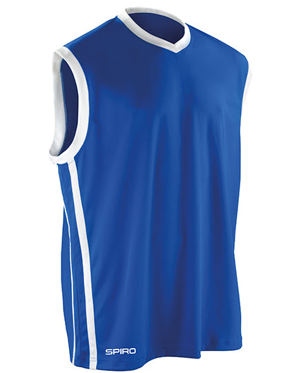 Men´s Basketball Quick Dry Top in Royal, Größe XS