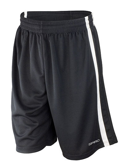 Men´s Basketball Quick Dry Short in Black, Größe XS