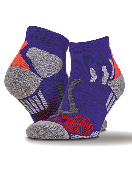 Technical Compression Coolmax Sports Socks in Purple, Größe L/XL