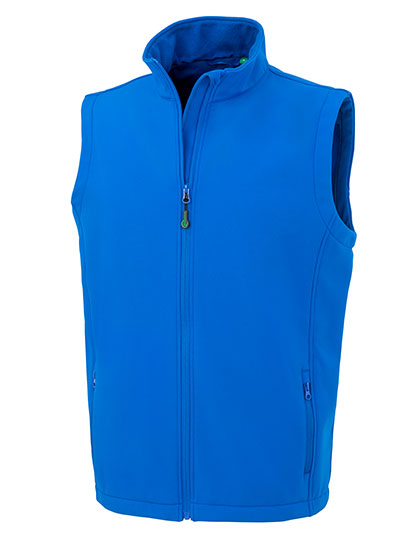 Men´s Recycled 2-Layer Printable Softshell Bodywarmer in Royal, Größe 3XL