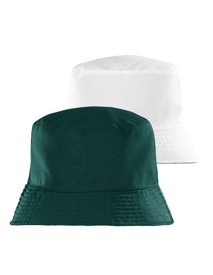 Recycled Reversible Bucket Hat in Bottle Green, Größe L/XL
