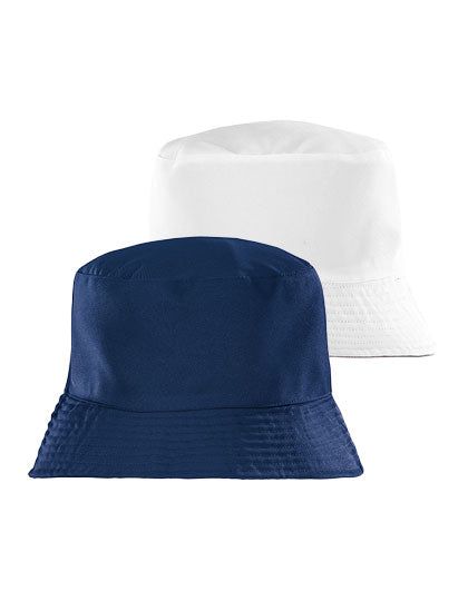 Recycled Reversible Bucket Hat in Navy, Größe L/XL