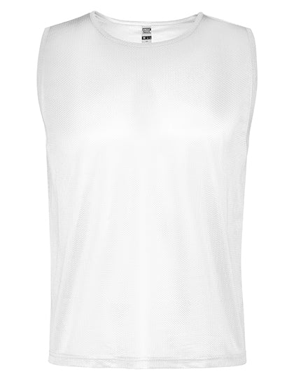 Kids´ Roma Training Bib in White 01, Größe 16 years