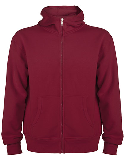 Montblanc Hooded Sweatjacket in Garnet Red 57, Größe 3XL