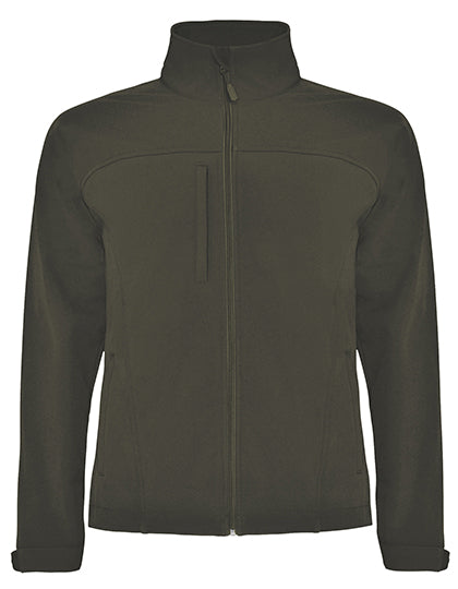 Rudolph Softshell Jacket in Dark Green Brown 38, Größe 3XL