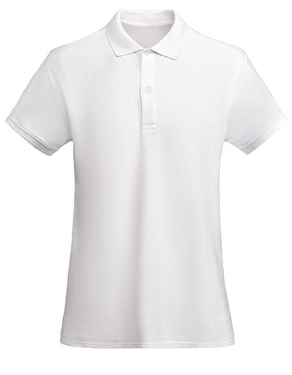 Women´s Poloshirt Prince in White 01, Größe XXL