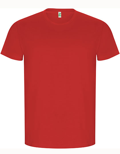 Men´s Golden Organic T-Shirt in Red 60, Größe 3XL