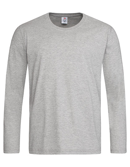 Classic-T Long Sleeve in Grey Heather, Größe 3XL