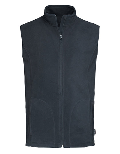Classic Fleece Vest in Blue Midnight, Größe XXL