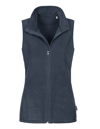 Classic Fleece Vest Women in Blue Midnight, Größe XL