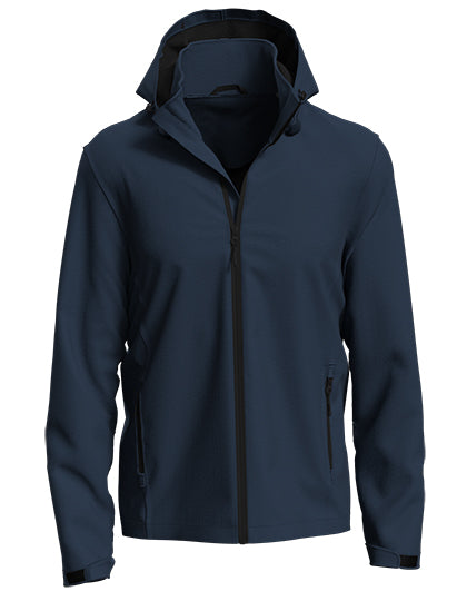 Lux Softshell Jacket Men in Blue Midnight, Größe 5XL