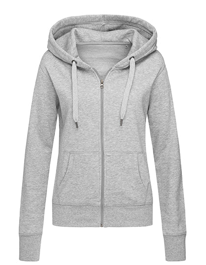 Sweat Jacket Select Women in Grey Heather, Größe XL